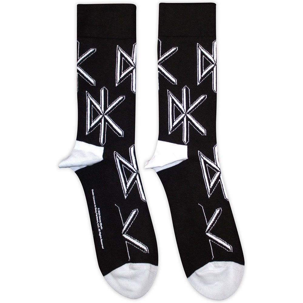 Dead Kennedys - DK Logo Repeat Chaussette de cheville - Noir